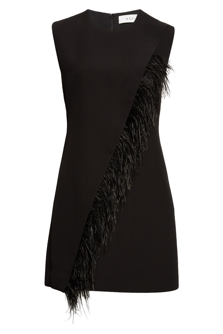 Beck Sleeveless Wool Blend Sheath Dress, Alternate, color, BLACK