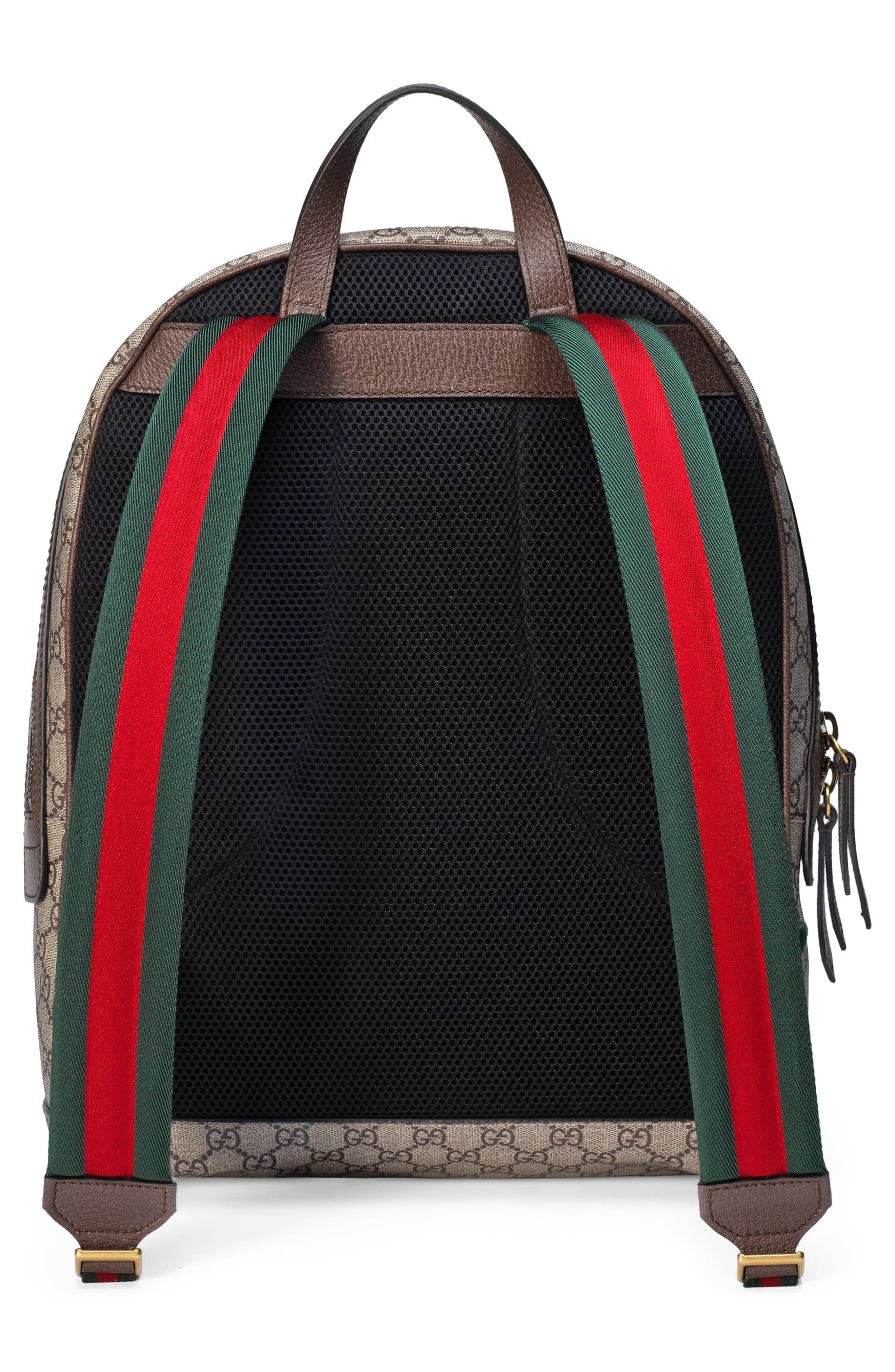 Gucci Insect Print GG Supreme Canvas Backpack (Women) | Nordstrom