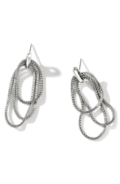 Classic Chain Link Drop Earrings