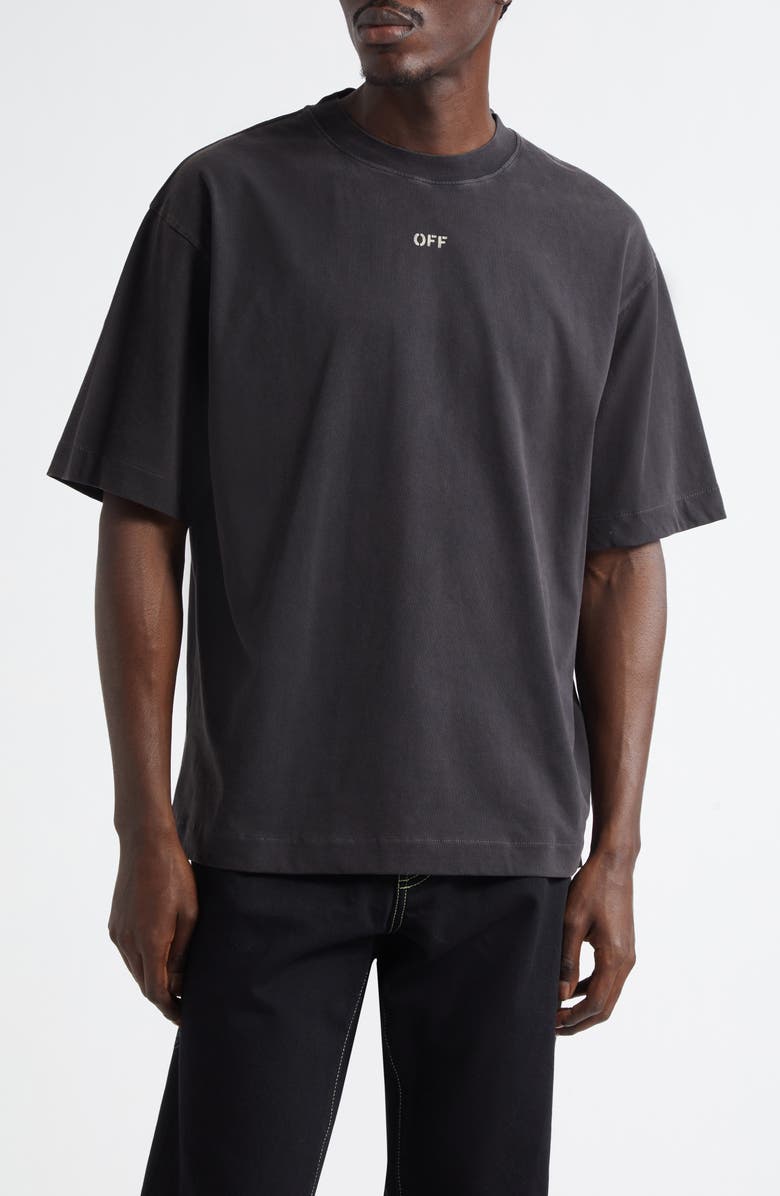 Off-White Martyrdom Arrow Skate Embroidered Graphic T-Shirt, Main, color, 