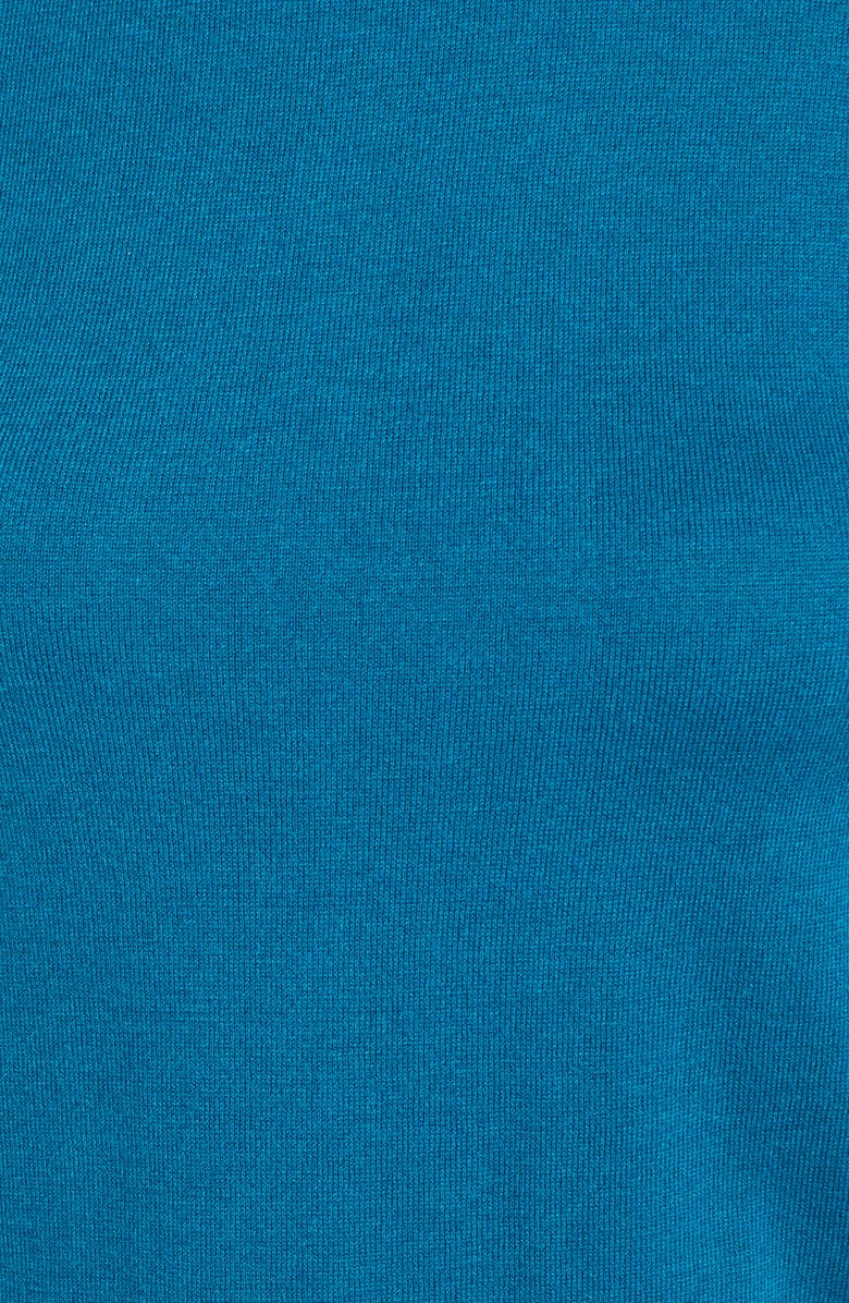 Halogen<sup>®</sup> Sheer Sleeve Turtleneck Sweater, Alternate, color, 