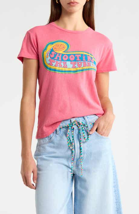 MOTHER The Sinful Short Sleeve Graphic T-Shirt