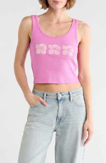 Billabong Three Of a Kind Cotton Graphic Tank