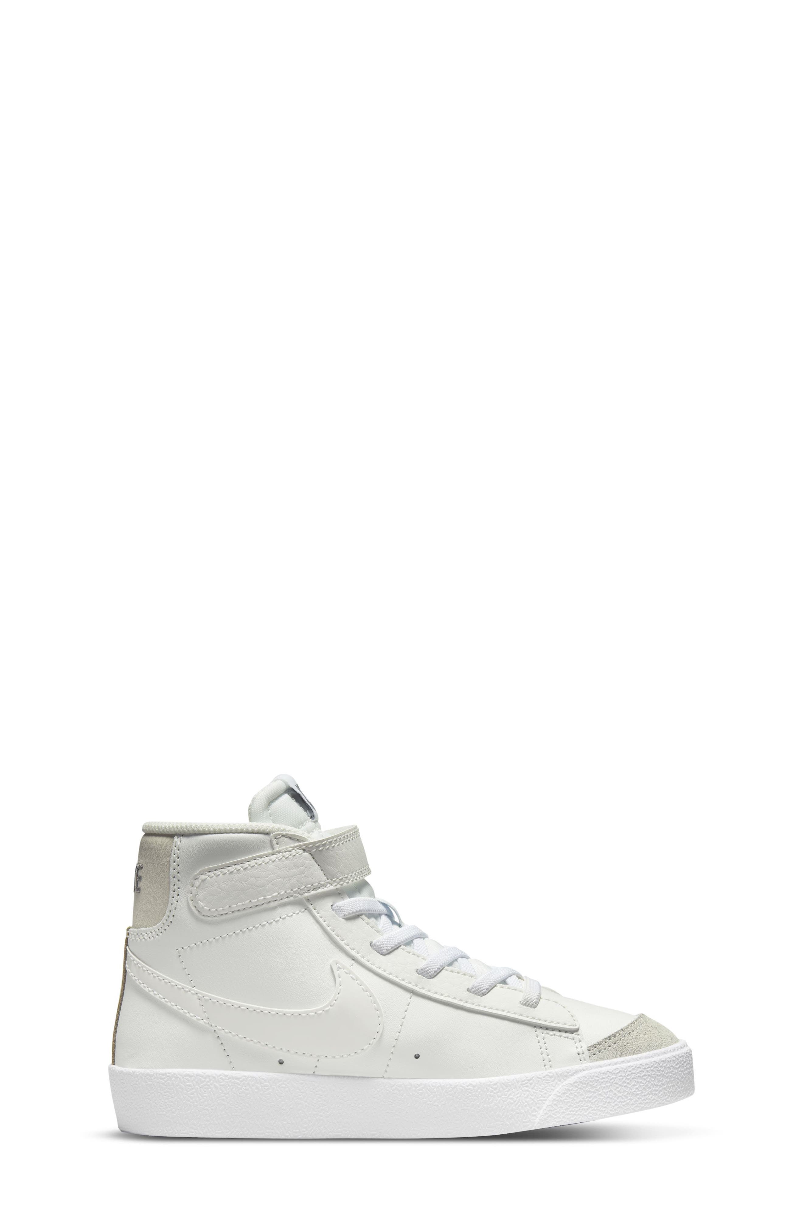 Kids' Blazer Mid '77 High Top Sneaker, Alternate, color, WHITE/ CLEAR/ BROWN/ WHITE