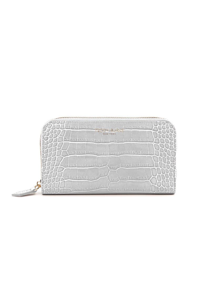 Zipwallet Croco, Main, color, White