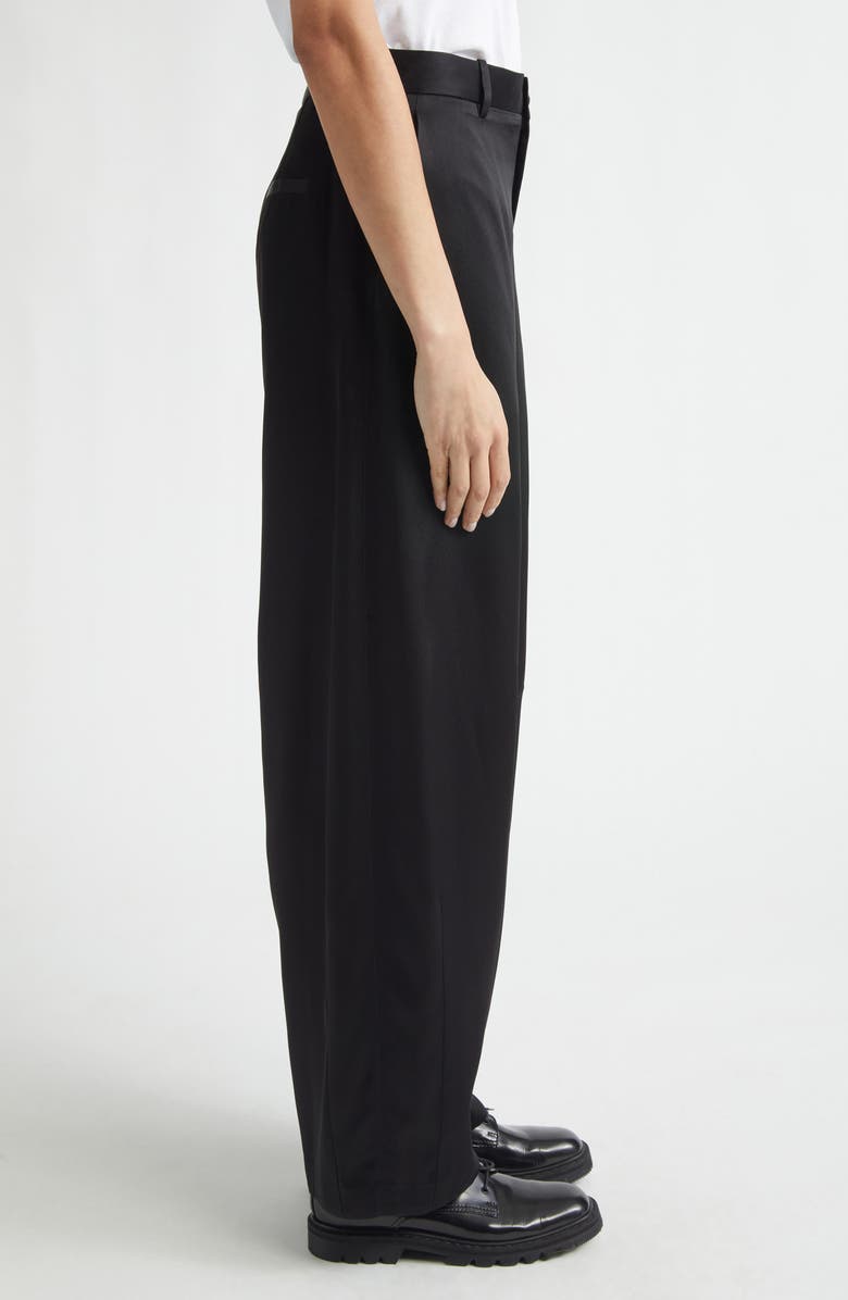 PARTOW Barrow High Waist Barrel Leg Pants, Alternate, color, Black