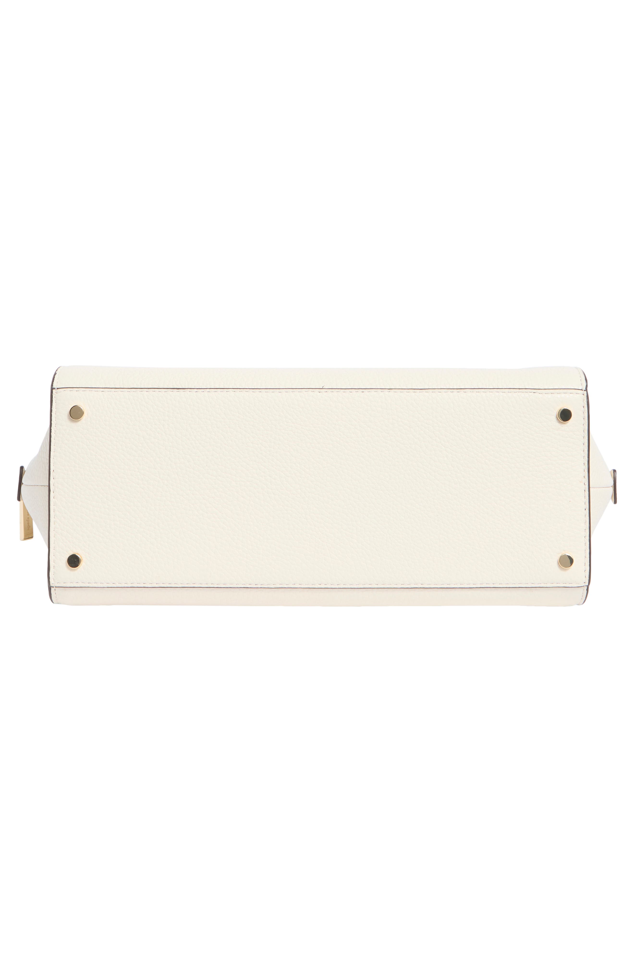 Kate Spade New York kyla pebble leather satchel bag, Alternate, color, Meringue