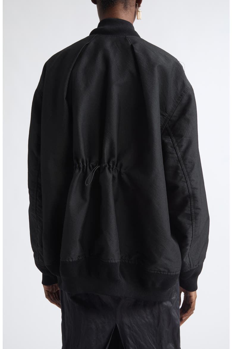 Aviator Oversize Jacket, Alternate, color, NOIR