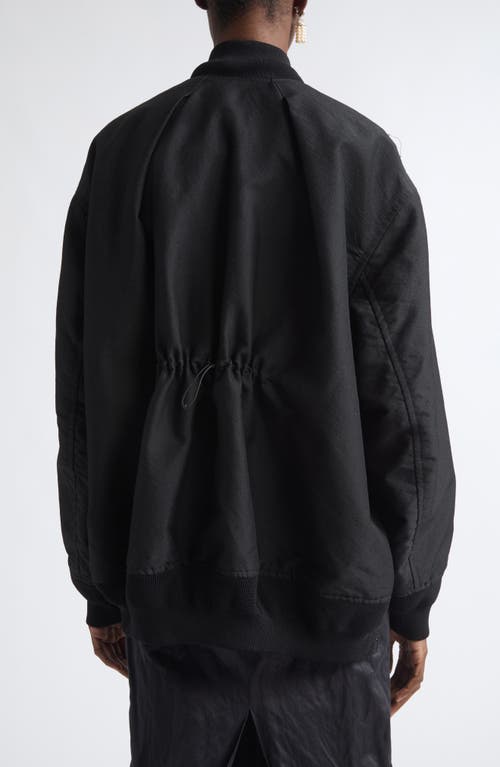 Nackiyé Nackiyè Aviator Oversize Jacket In Black