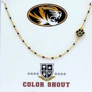 Color Shout University of Missouri Side Necklace