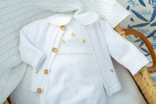 Little English Kids' Crochet Playsuit In Bee