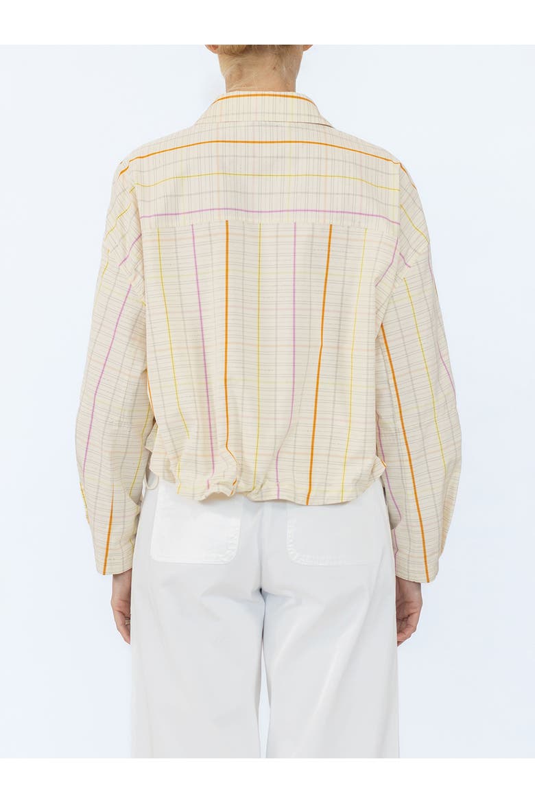 Lille Blouson hem shirt, Alternate, color, Nat/Pink/Yellow