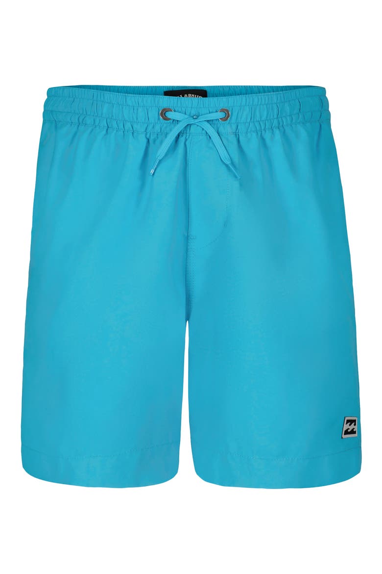 Kids' All Day Layback Swim Trunks, Main, color, AQUA
