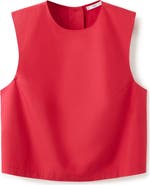 MANGO Back Button Crop Top