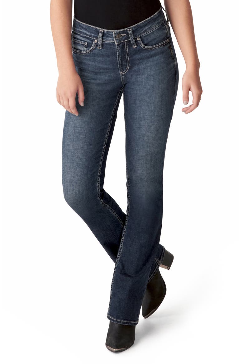 Suki Slim Fit Bootcut Jeans, Main, color, INDIGO