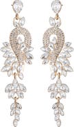 EYE CANDY LOS ANGELES Gardena Drao Crystal Statement Earrings
