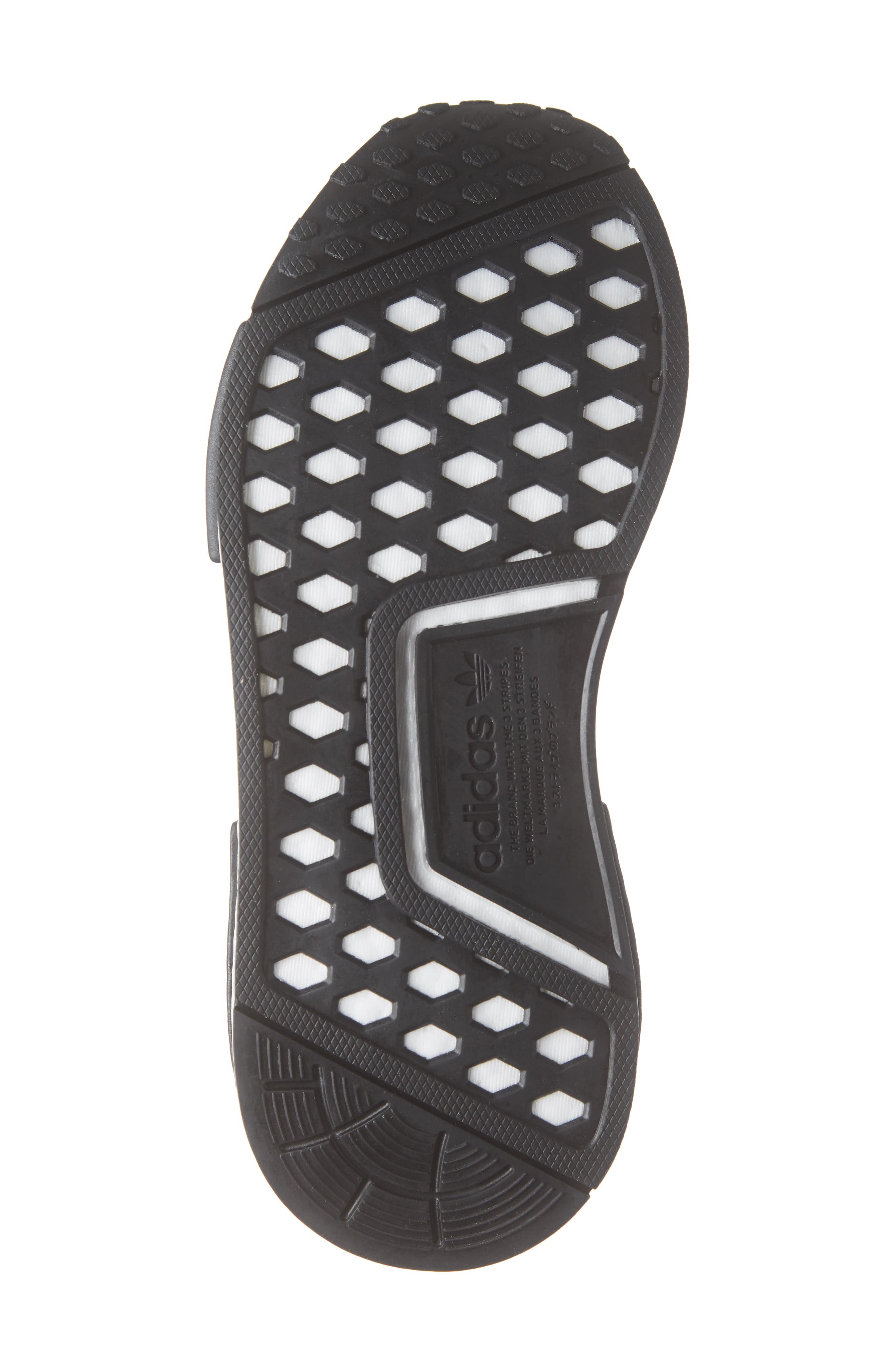 NMD R1 Sneaker, Alternate, color, CORE BLACK/ WHITE MULTI