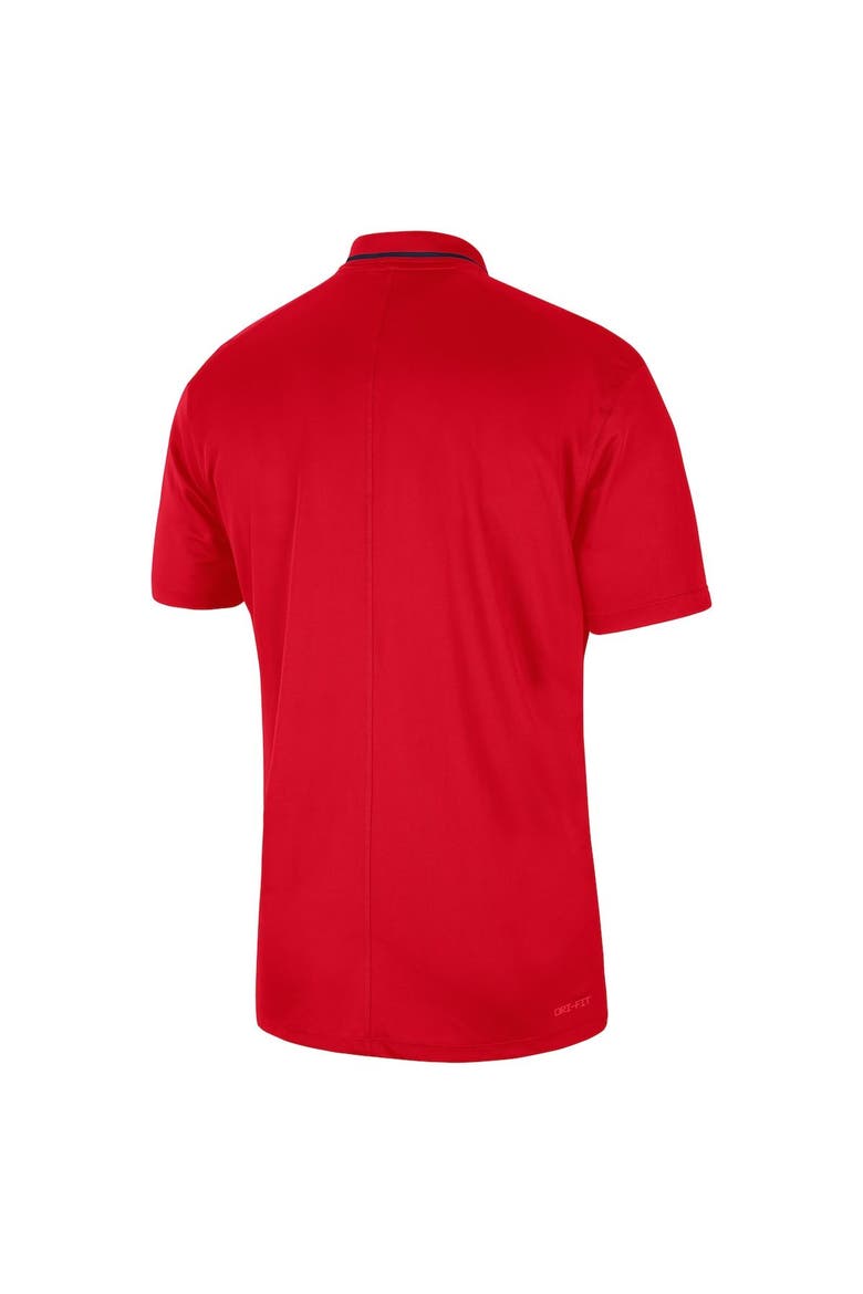 Men's Nike  Red Ole Miss Rebels 2023 Sideline Coaches Performance Polo, Alternate, color, Red