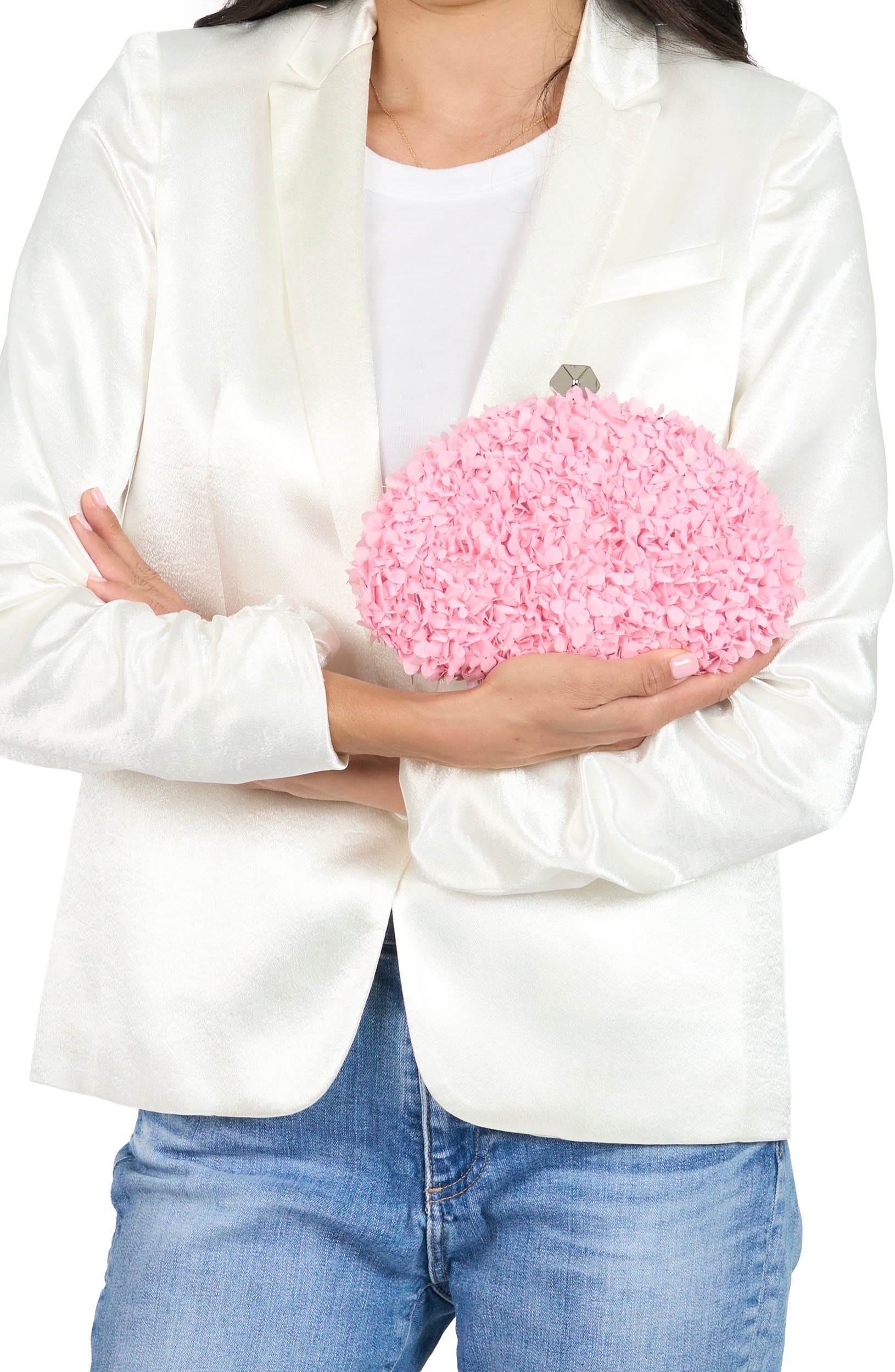 Nina Jardin-J Petal Clutch (Women) | Nordstrom