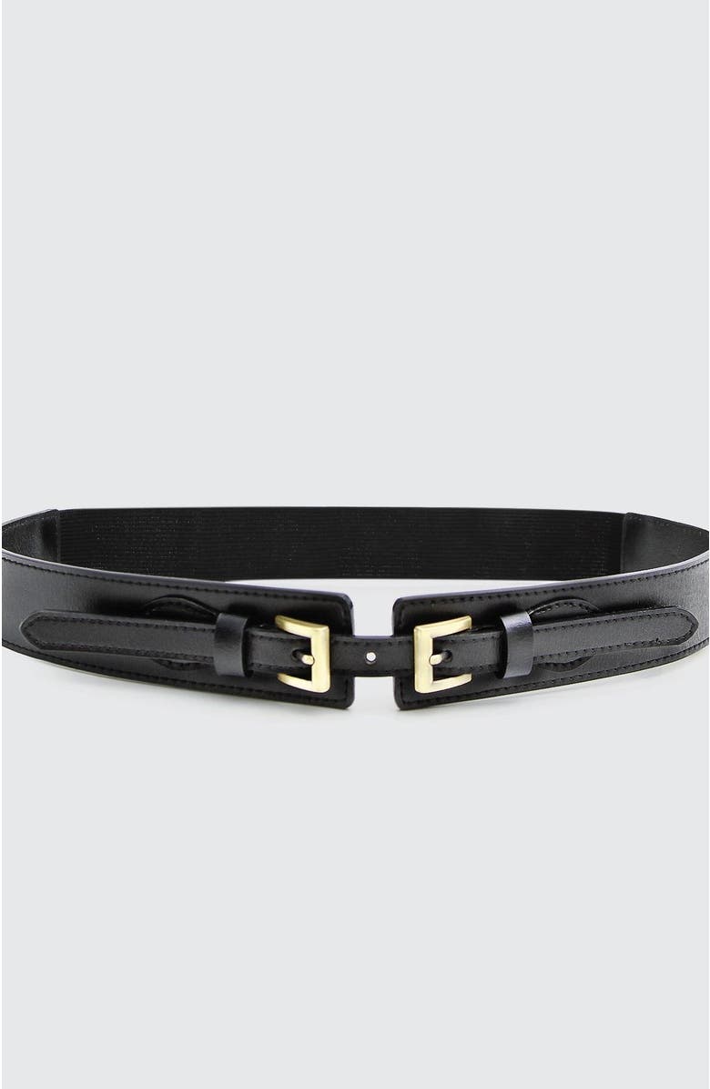 Belle & Bloom London Fog Leather Waist Belt, Alternate, color,