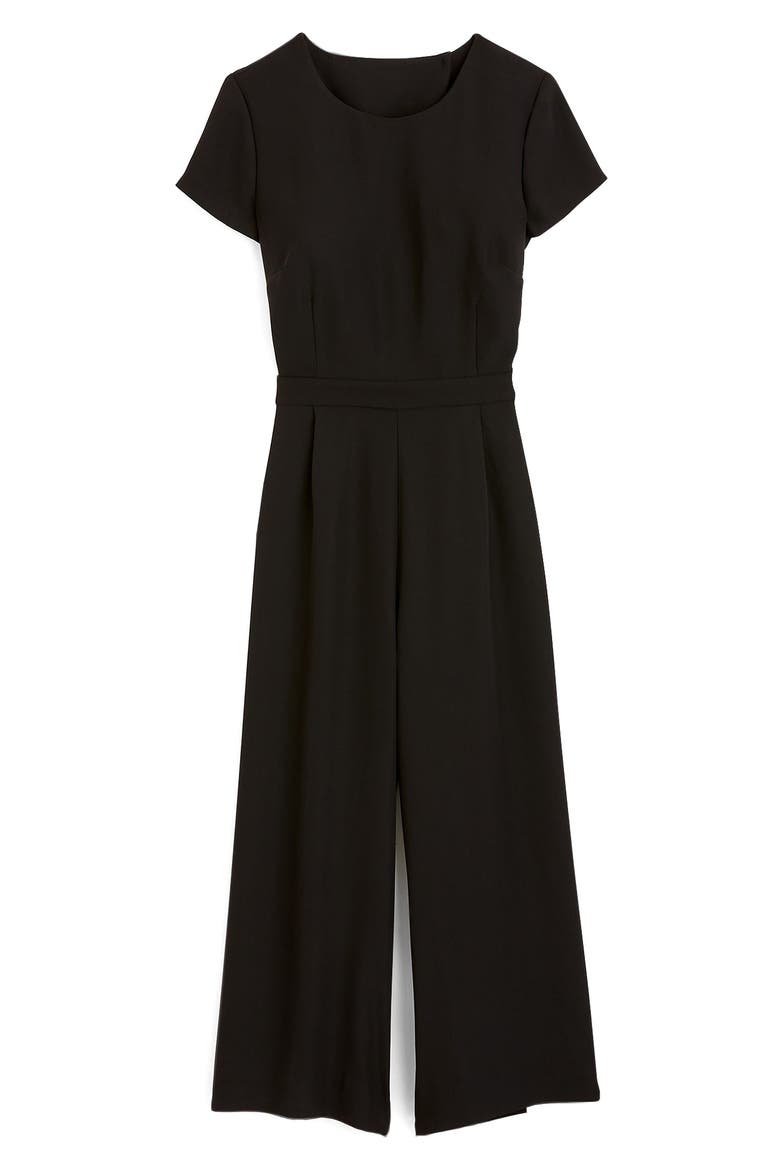 Drapey Wrap-Back Jumpsuit, Alternate, color, BLACK