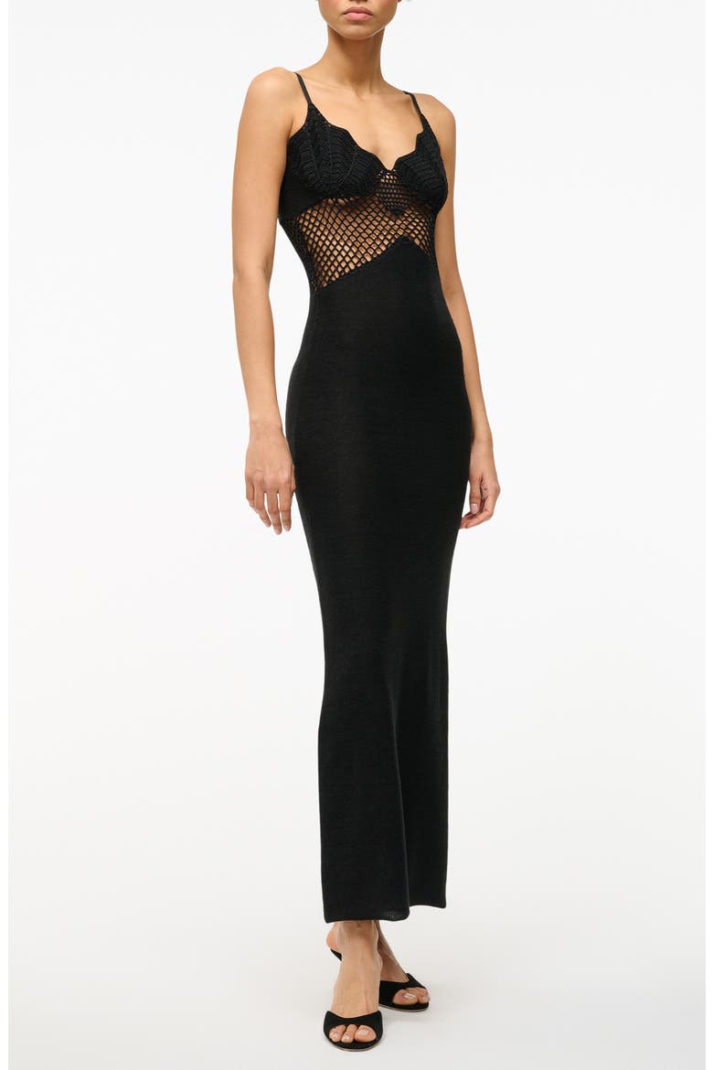 Tara Maxi Dress, Alternate, color, BLACK