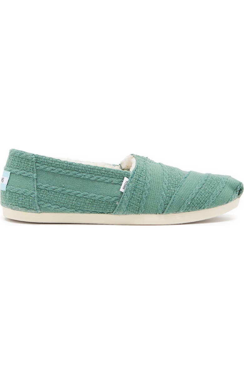 TOMS Alpargata Faux Fur Lined Sneaker, Alternate, color,