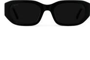 WMP Eyewear London - 54mm Rectangular Polarized Sunglasses