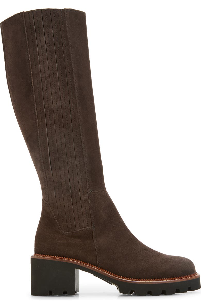 Paul Green Candice Knee High Boot, Alternate, color, Mocha Soft Suede