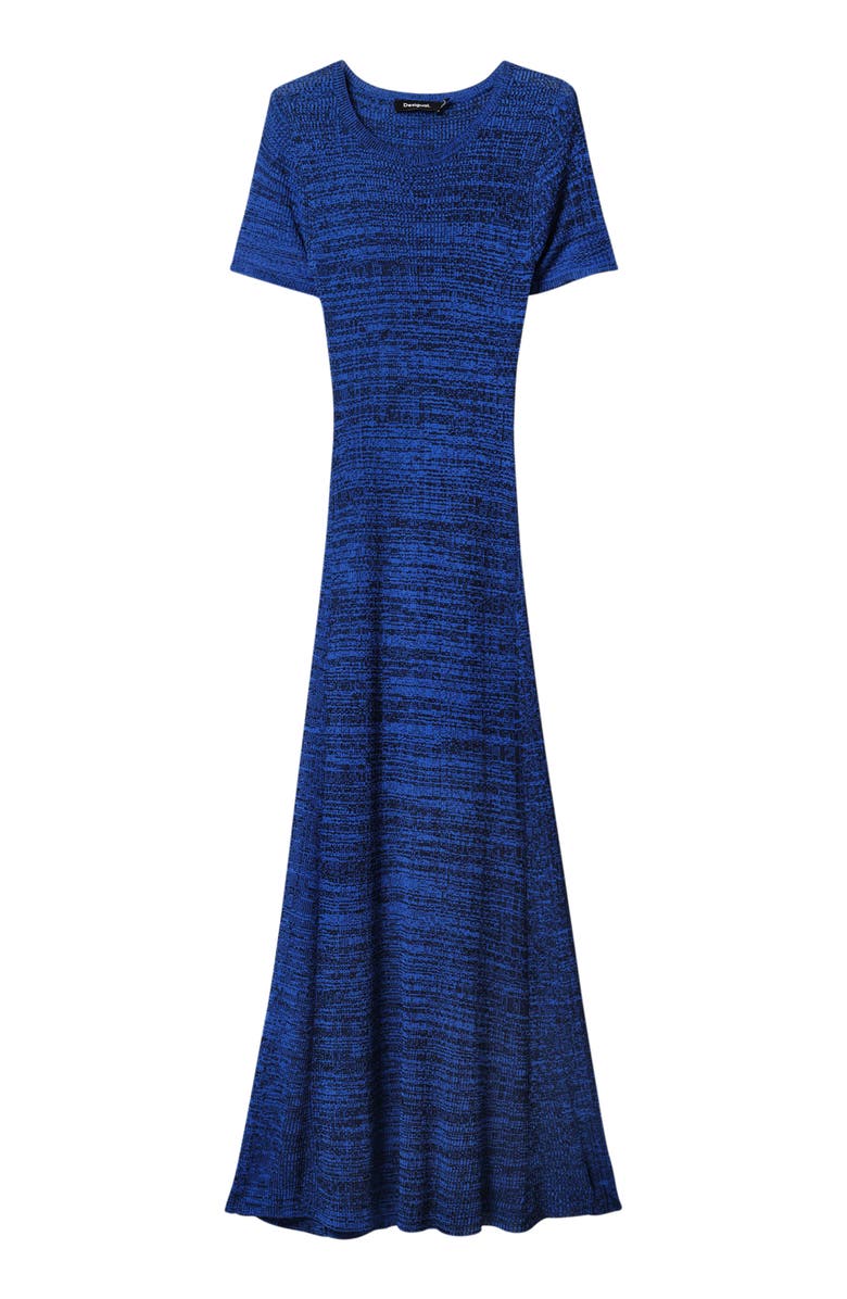 Desigual Long Mottled Ribbed Dress, Alternate, color, 
