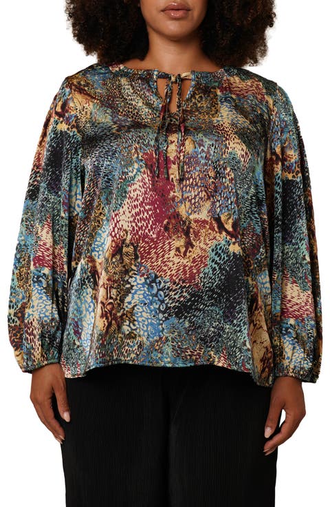 Tie Front Top (Plus)