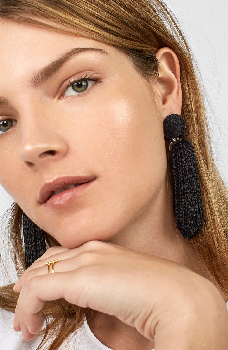 BaubleBar Sonatina Tassel Earrings, Alternate, color,