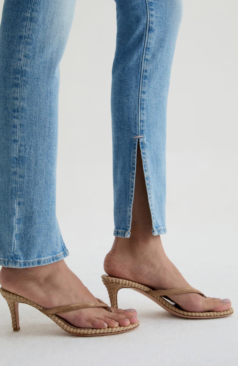 AG Prima Split Hem Low Rise Cigarette Jeans, Alternate, color, Cruiser