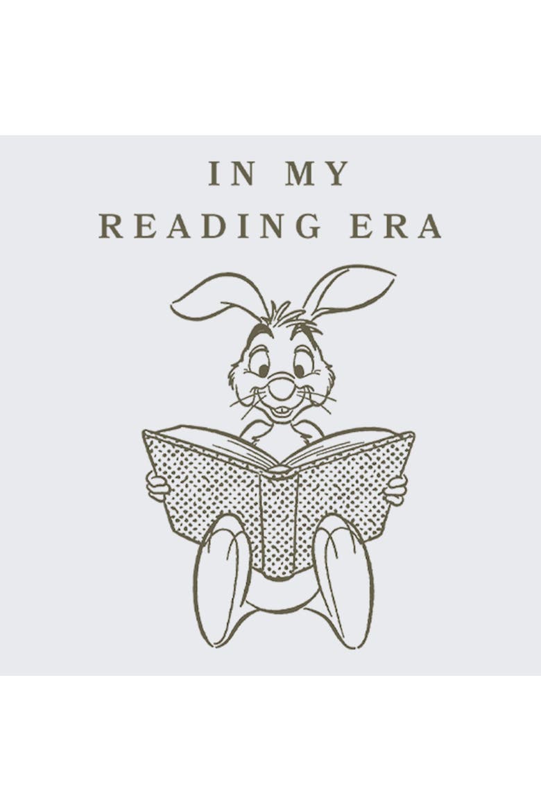 Junior's Rabbit In My Reading Era Tank Top, Alternate, color, White