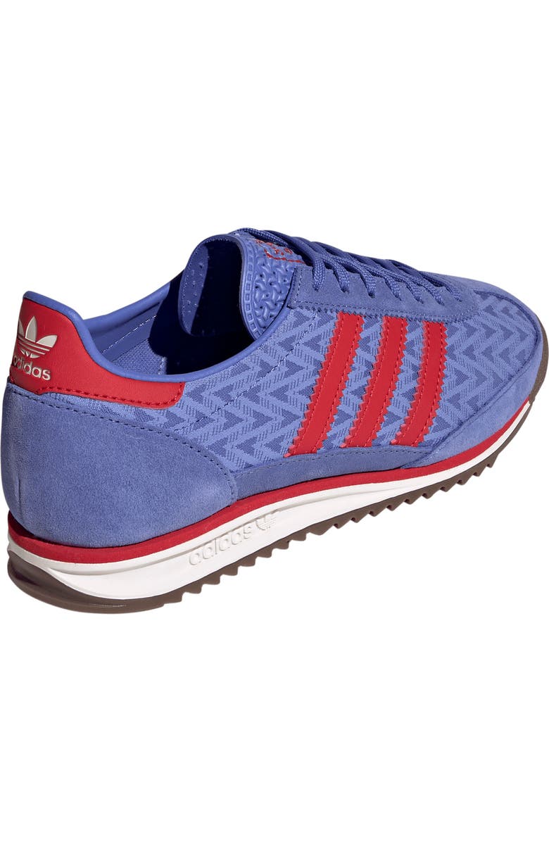 adidas SL 72 OG Sneaker, Alternate, color, Lilac/ Scarlet/ Off White