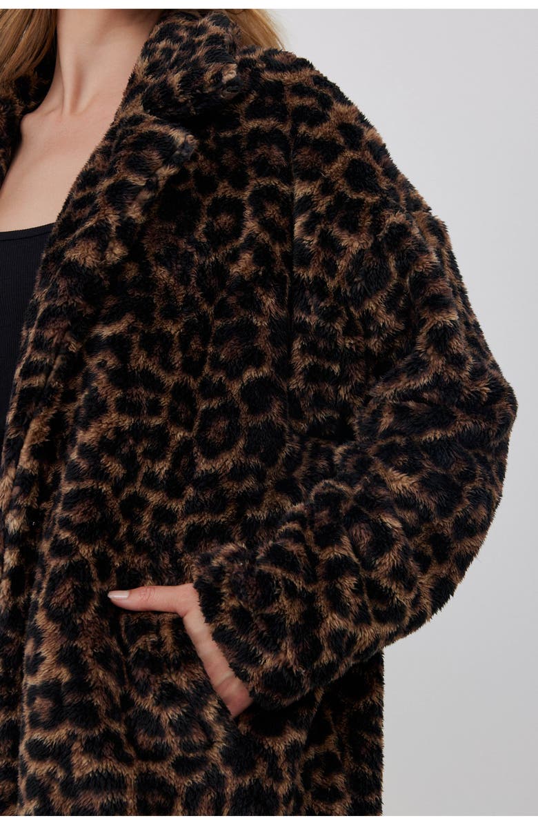 Gottex Beach Life The Leopard Lounge Coat, Alternate, color, Leopard