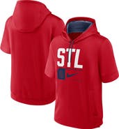 Nike Men's Nike Red St. Louis Cardinals Tri Code Lockup Short Sleeve Pullover Hoodie
