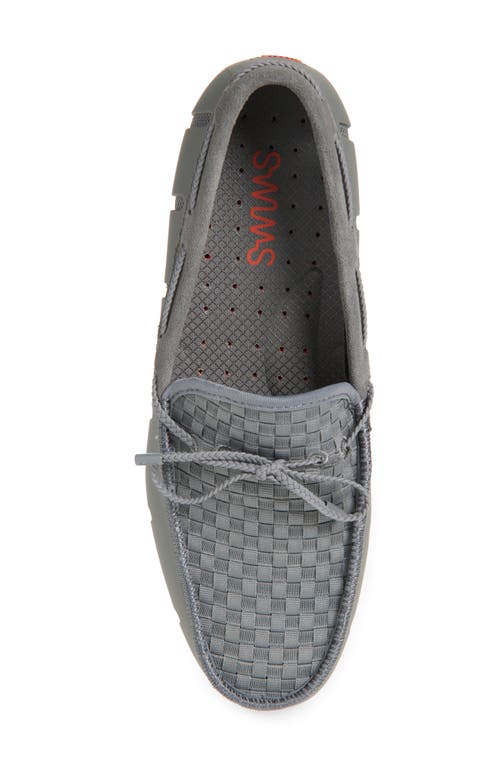 Swims Woven Driving Loafer In Grey