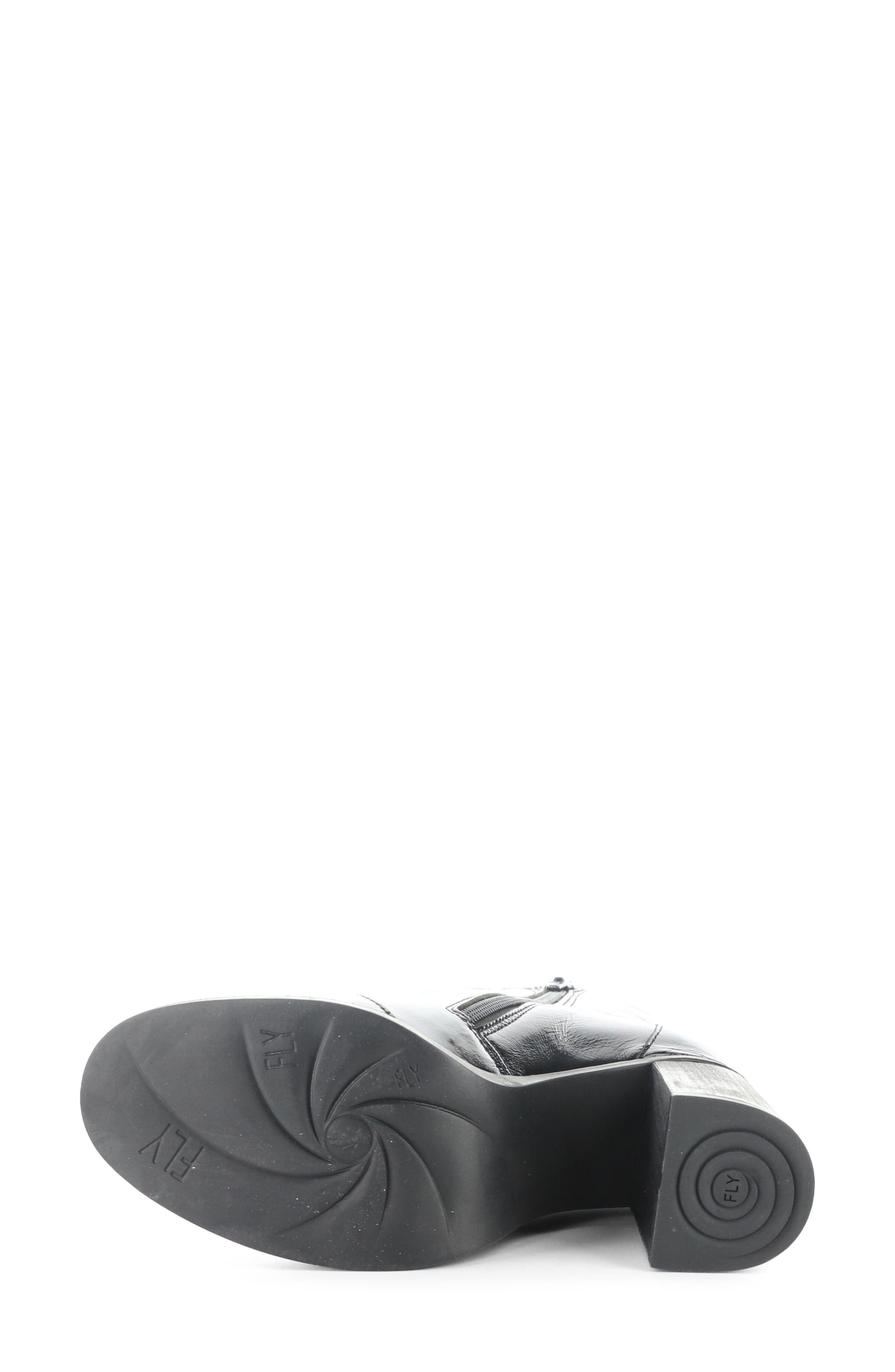 Fly London Siju Block Heel Bootie, Alternate, color, 000 Black