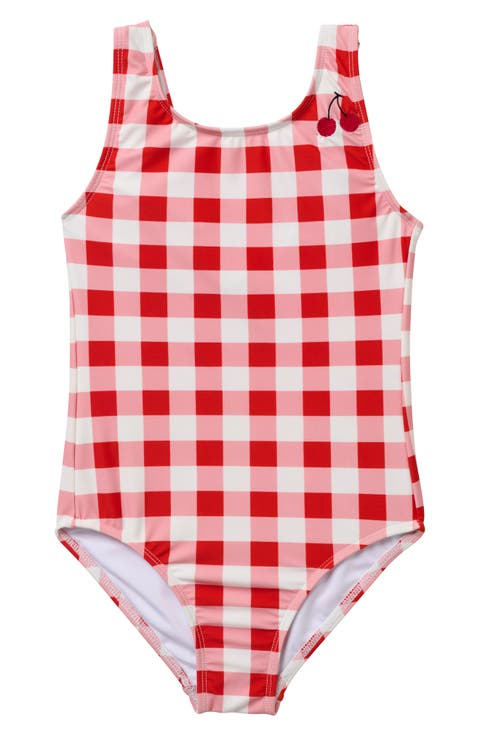 Kids' Seaside Gingham One-Piece Swimsuit (Toddler, Little Kid & Big Kid)