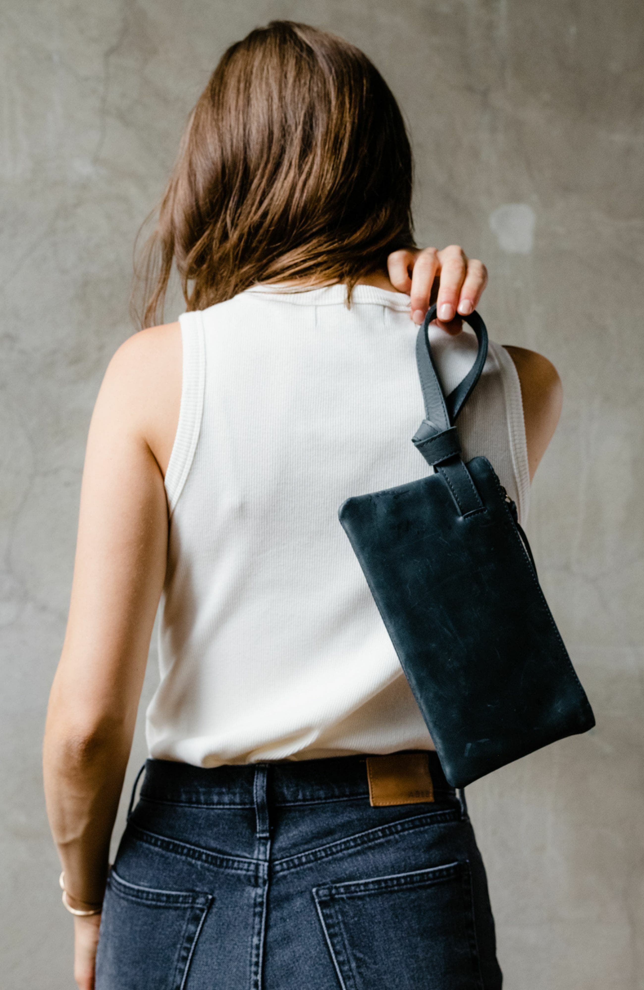 Rachel Wristlet, Alternate, color, Black