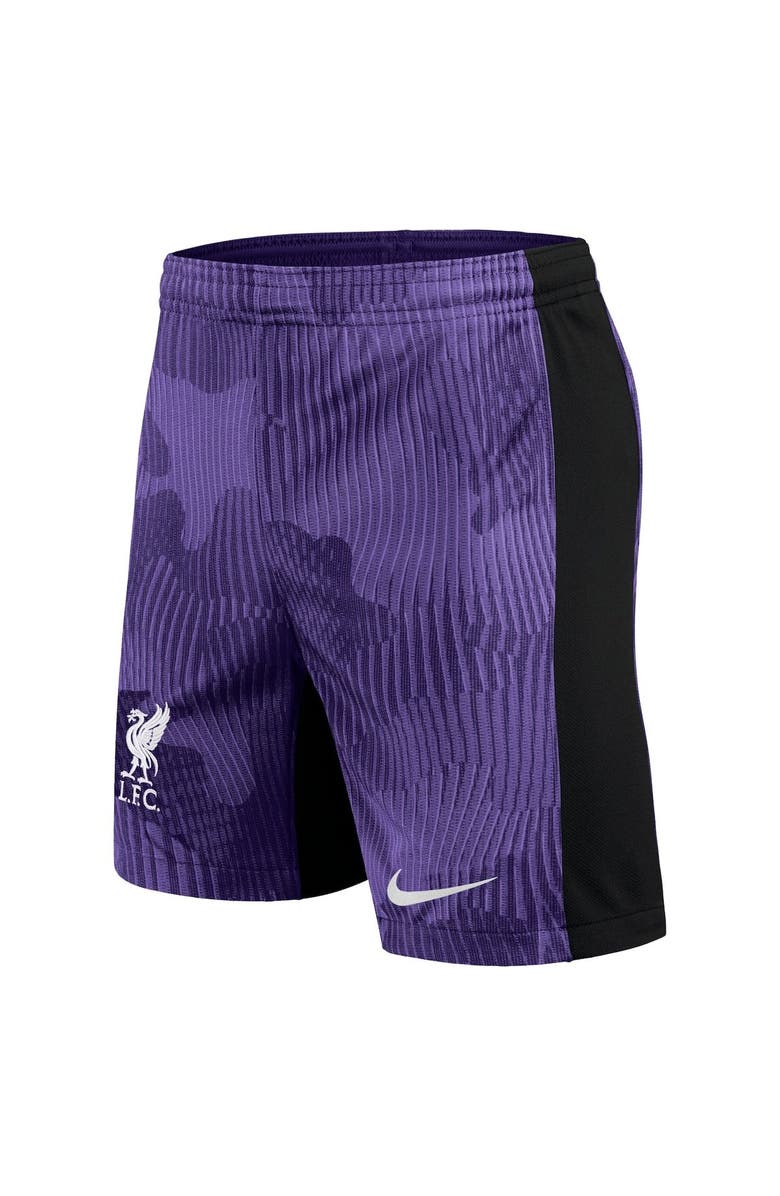 Nike Youth Nike Purple Liverpool 2023/24 Third Stadium Performance Shorts, Alternate, color, Purple