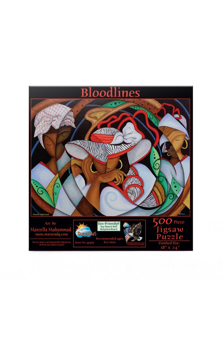 Sunsout Bloodlines 500 piece Jigsaw Puzzle for Adults, Alternate, color, Multicolor