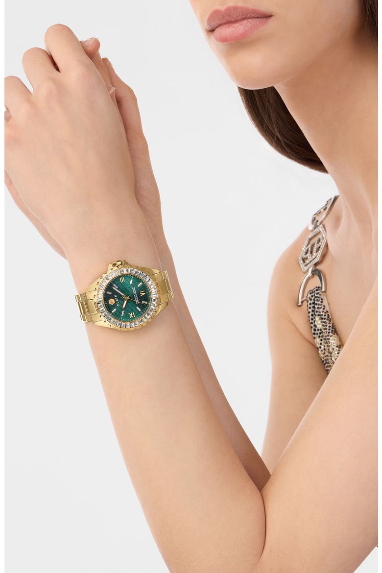 Heaven Goldtone Bracelet Watch, 38mm, Alternate, color, GOLD1