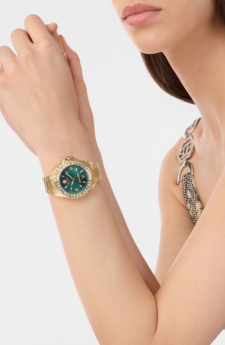 PHILIPP PLEIN Heaven Goldtone Bracelet Watch, 38mm, Alternate, color, Ip Yellow Gold