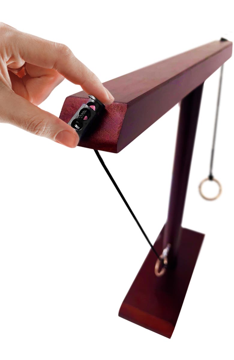 Swooc Games Battle Hooks | 2 Player Hook & Ring Game, Alternate, color, Brown