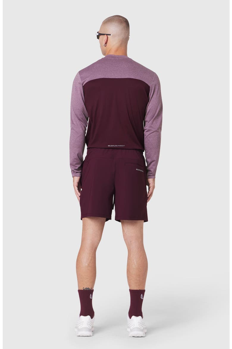Aerosilver UPF50 Run Long Sleeve, Alternate, color, Merlot
