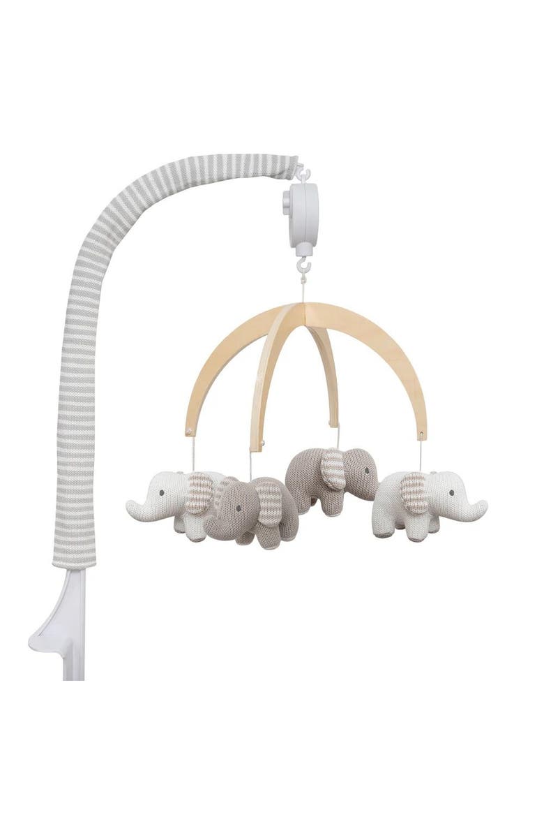 Musical Mobile - Elephant Heritage, Gray, Main, color, Gray