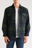 Vintage 1946 Quilted Herringbone Shirt Jacket