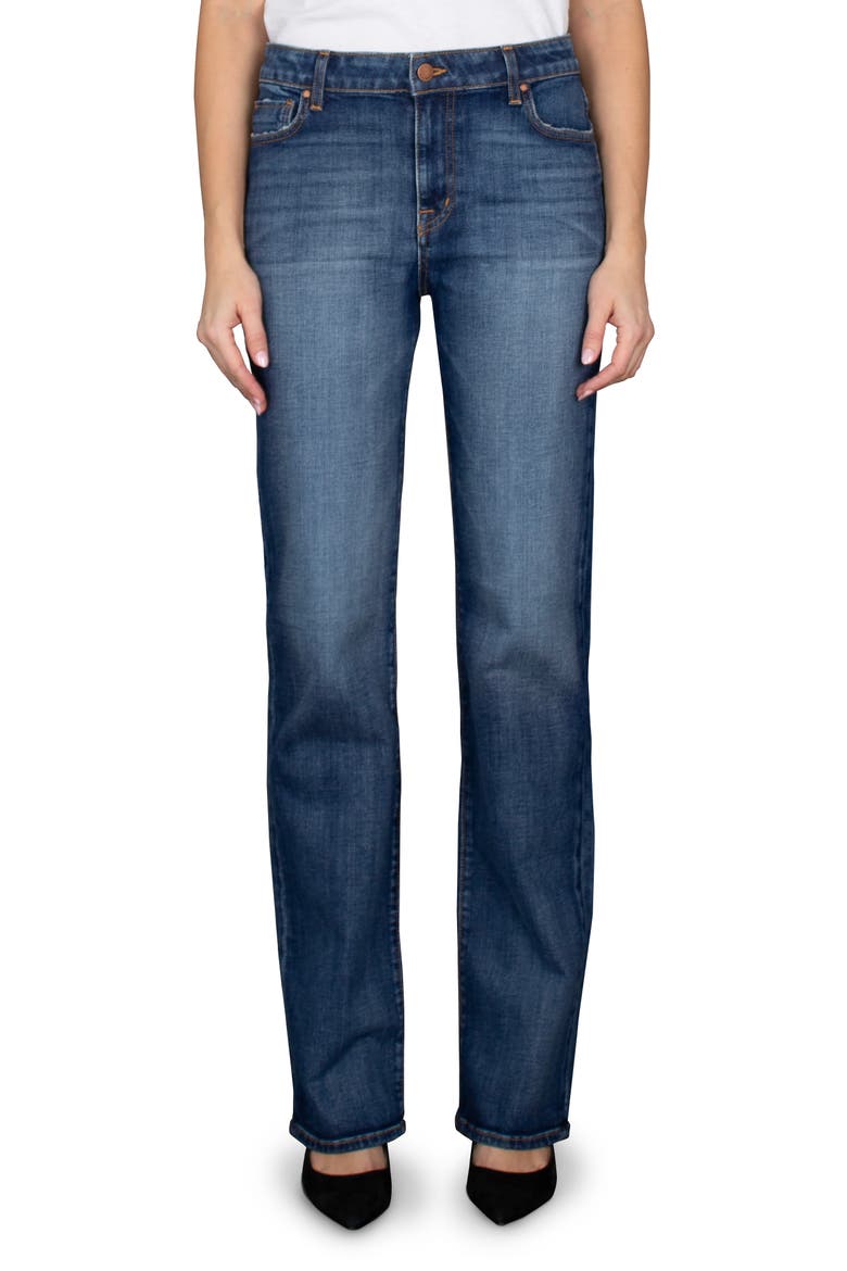 Cali High Rise Straight Leg Jeans, Main, color, Fever